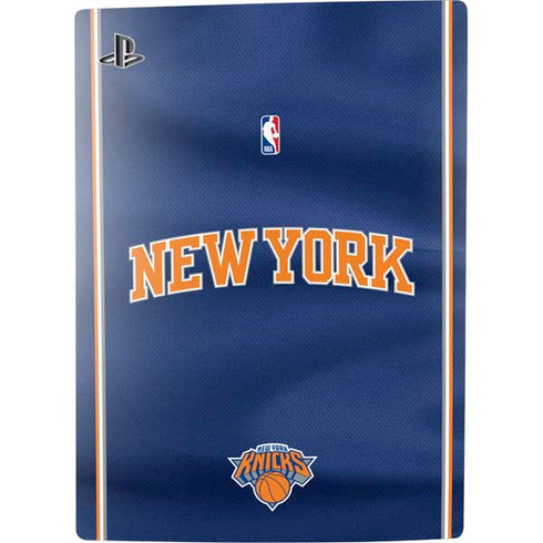 NBA New York Knicks Jersey PS5 Digital Edition Console Skin